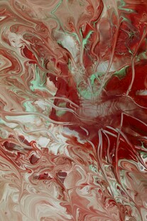 抽象红色纹理艺术画面