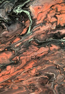 绚丽多彩的纹理岩石