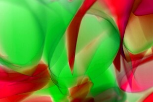 抽象多彩流体艺术画面