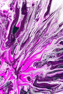 梦幻紫系流体艺术图案