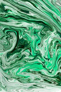 绿色流体艺术纹理图案