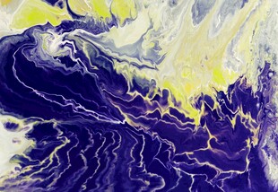 梦幻海浪抽象艺术画面