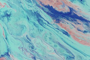 梦幻蓝绿流体纹理图案