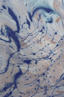 蓝白抽象流体艺术纹理