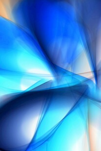 梦幻蓝色抽象流动图案