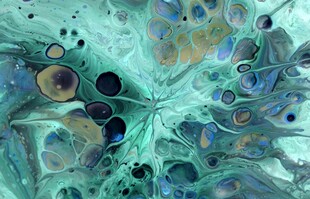 梦幻抽象水彩艺术图案