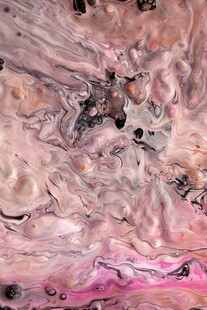 梦幻粉色流体艺术纹理
