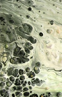 抽象气泡纹理艺术画面