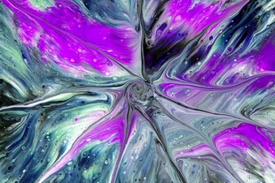 梦幻紫色抽象艺术图案