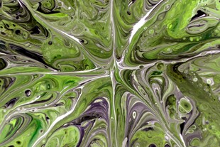 抽象绿色艺术纹理图案