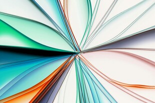 多彩几何抽象图案背景