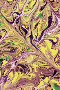 抽象多彩流体艺术图案