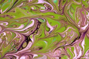抽象多彩流体艺术图案