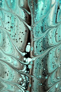 蓝绿色抽象纹理图案