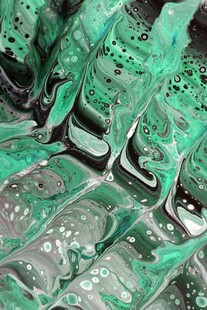 绿色抽象艺术涂料纹理