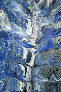 梦幻蓝色抽象艺术纹理