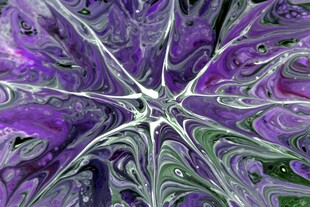 梦幻紫色抽象花纹图案