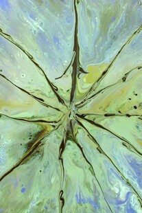 抽象艺术风格的伞面图案