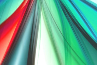 多彩流动线条抽象背景图