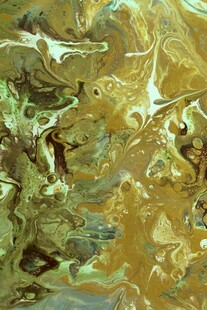 抽象艺术金色流体纹理图