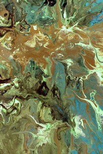 抽象艺术风格的色彩纹理画面