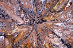 抽象多彩流体艺术图案