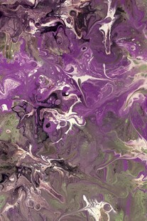 紫色调卫星视角地貌图