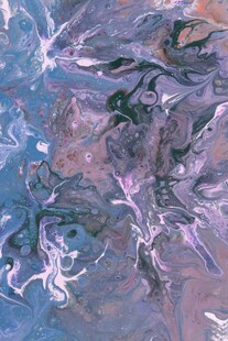 抽象梦幻色彩艺术画作