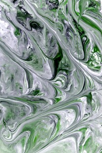 绿色流体艺术纹理图案