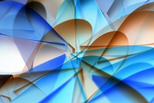 梦幻抽象几何色彩图案