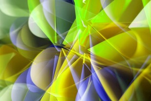 炫彩抽象几何线条图案