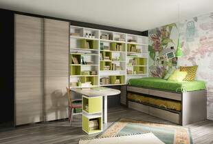 现代多彩儿童房室内设计