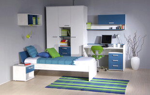 现代简约风儿童卧室一角