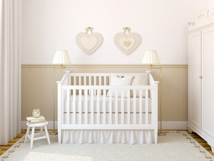 简约风温馨婴儿房布置