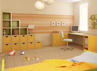 儿童房温馨明亮的室内设计