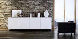 现代简约风格客厅储物柜