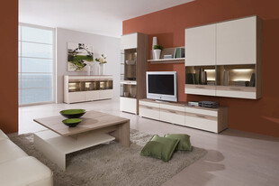 现代简约风客厅家居展示