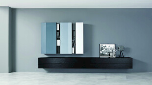 现代简约风格电视柜与镜