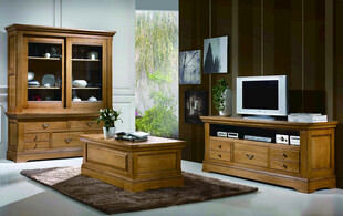 实木办公家具室内展示