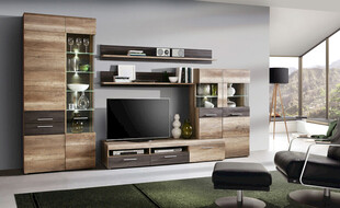 现代简约风客厅电视墙设计