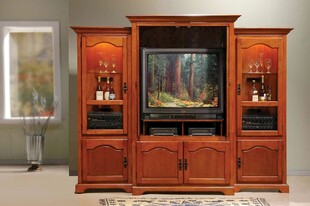 实木电视柜尽显家居格调