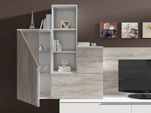 楼梯下的多功能收纳柜