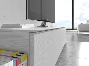 现代简约风格的办公台场景