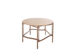 简约圆形金属边几