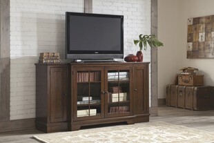 木质电视柜搭配电视场景