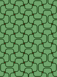 绿色几何图案无缝背景