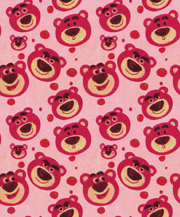 可爱小熊爱心图案背景