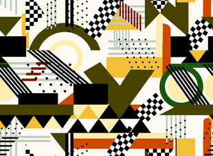 几何抽象图案艺术设计