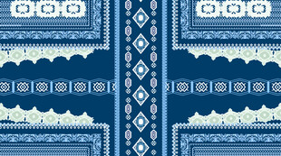 蓝白几何图案装饰纹理