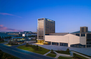 城市建筑群的美丽天际线